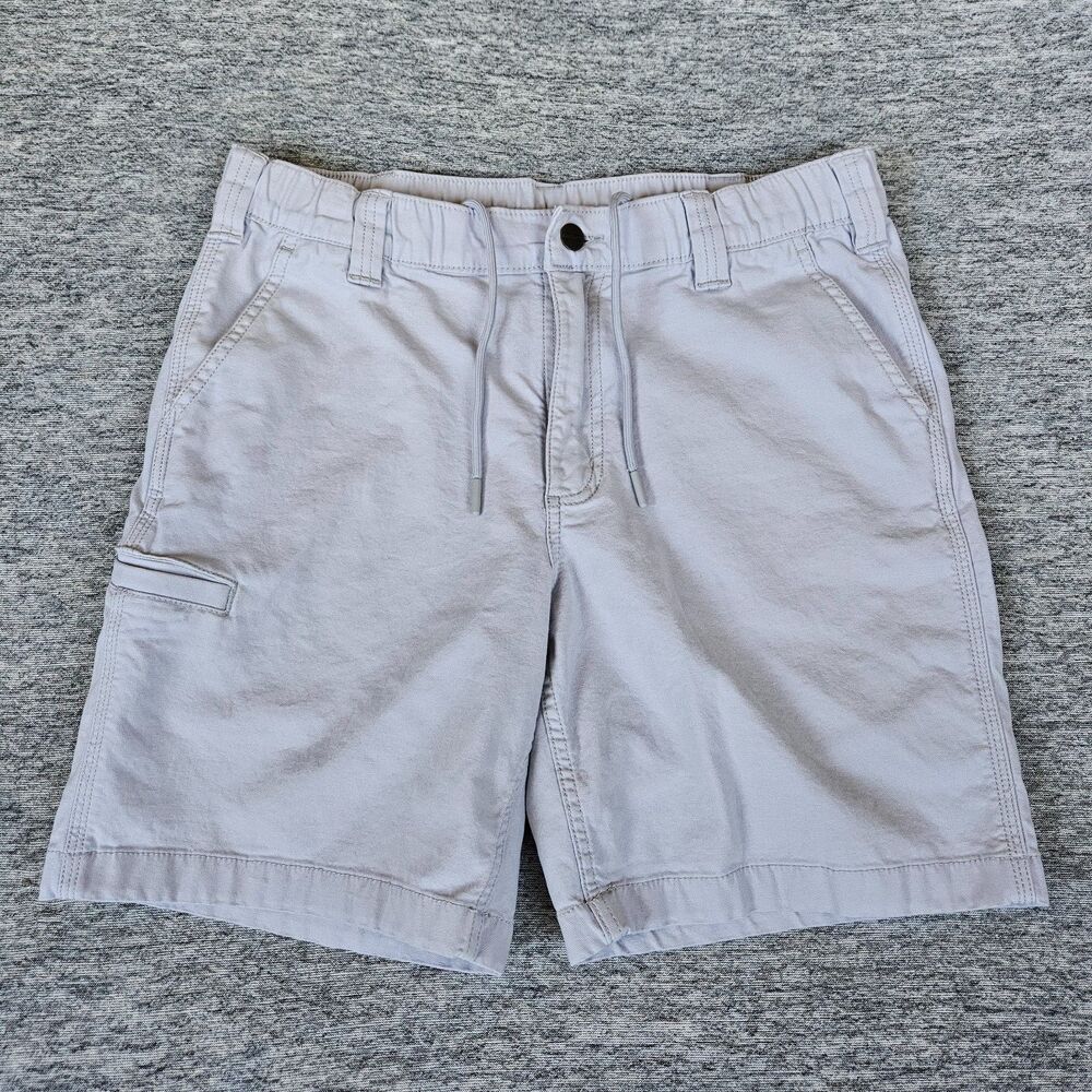 Carhartt Shorts Men's 32 Rugged Flex Canvas Relaxed Fit 105841 Rigby Dungaree 8"